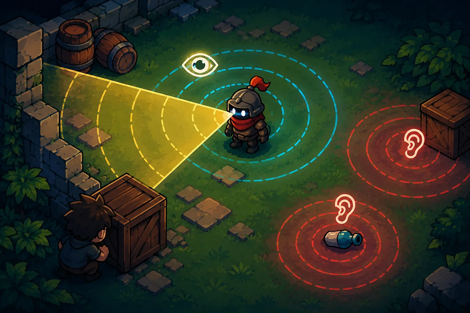 Sensors and Perception: How an NPC Sees and Hears